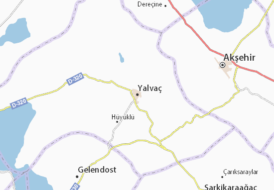 Kaart Plattegrond Yalvaç