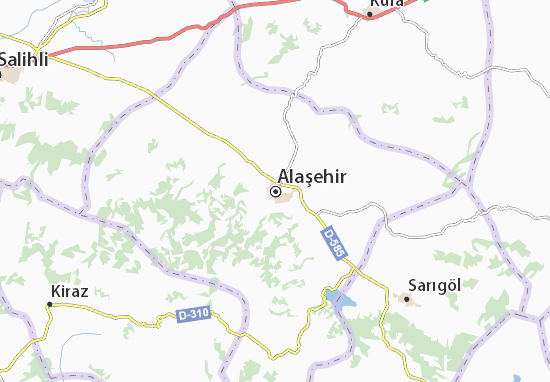 Kaart Plattegrond Alaşehir