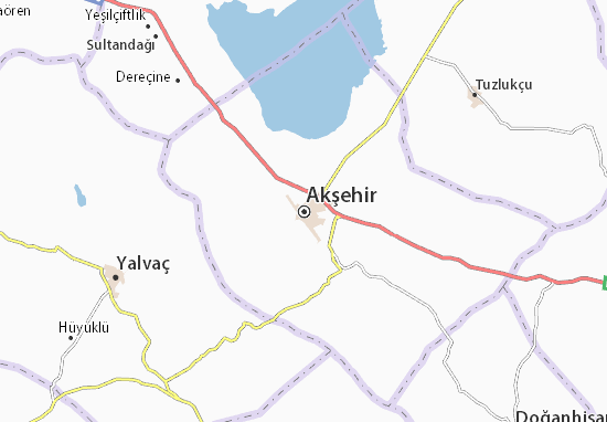 Mapa Akşehir