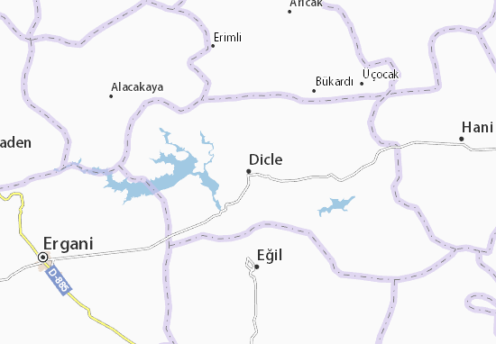 Mapa Dicle