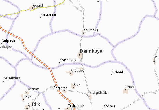 Derinkuyu Map
