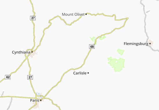 Mapa Barterville