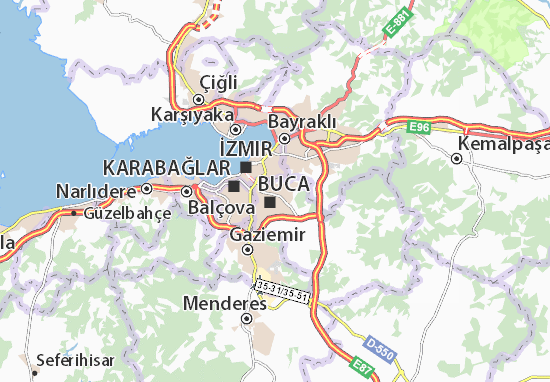 Menderes Map