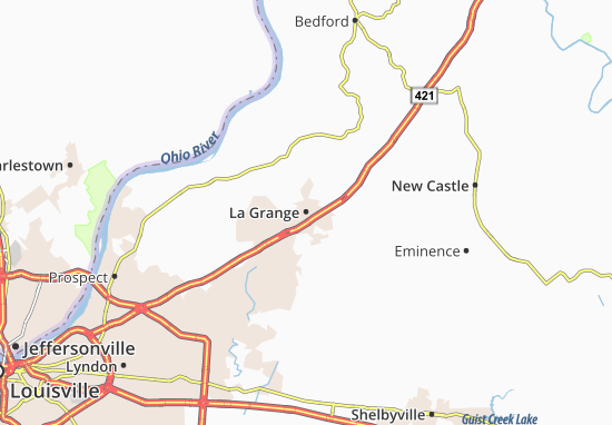 La Grange Map