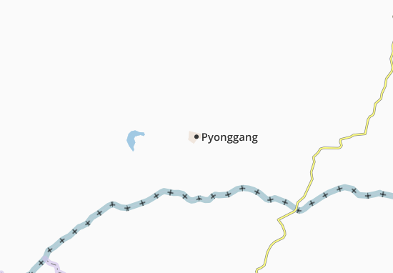 Mapa Pyonggang