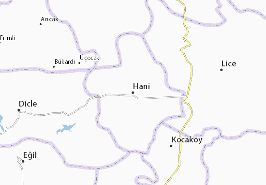 Karte Stadtplan Hani