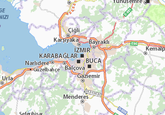 Karte Stadtplan Namık Kemal