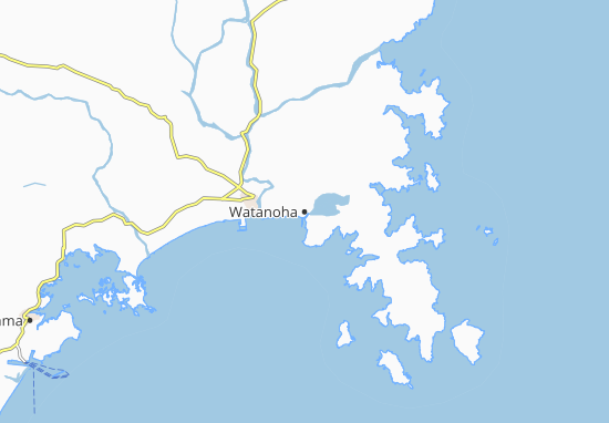 Karte Stadtplan Watanoha