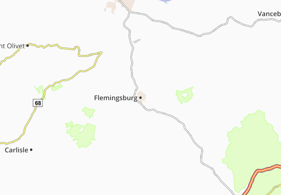 Mapa Flemingsburg