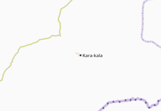 Kaart Plattegrond Kara-kala