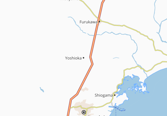 Karte Stadtplan Yoshioka