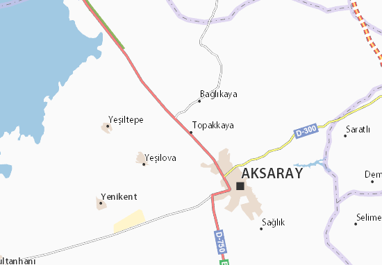 Mapa Topakkaya