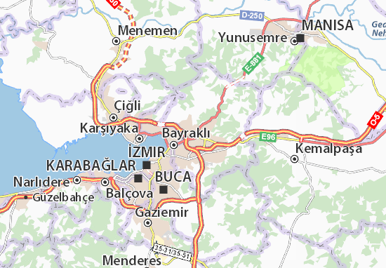 Bornova Map
