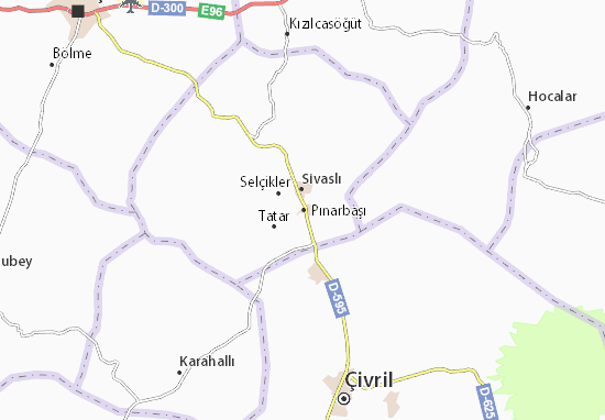 Karte Stadtplan Pınarbaşı