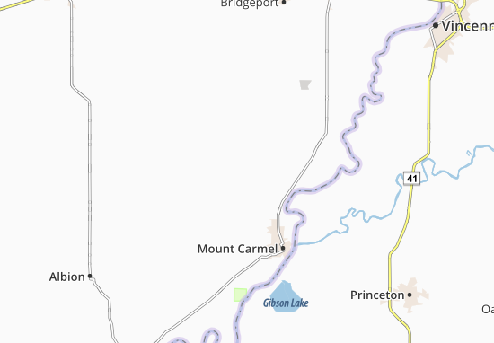 Kaart Plattegrond Friendsville