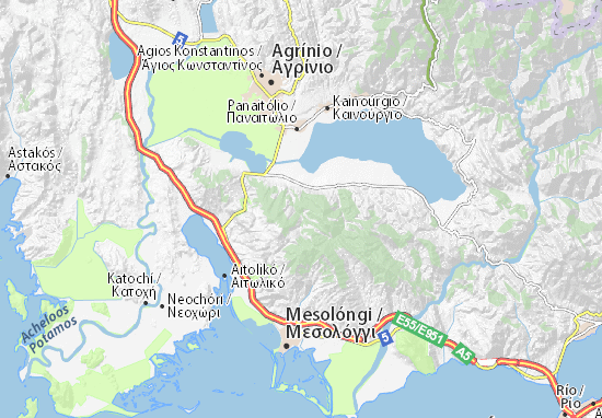 Mapa Arakynthos