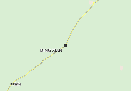 Carte-Plan Ding Xian