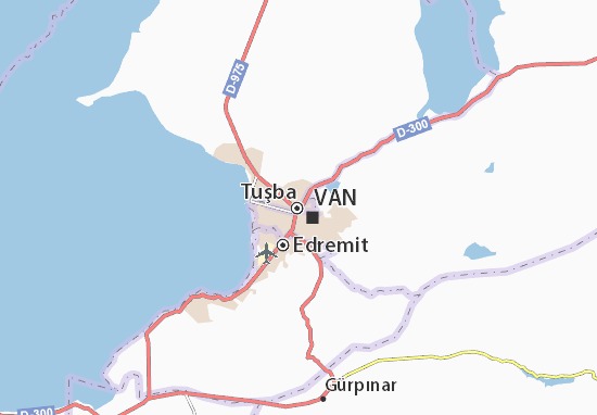 Kaart Plattegrond Tuşba