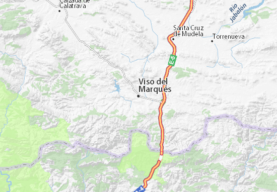 Kaart Plattegrond Viso del Marqués