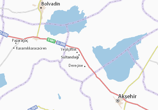 Sultandağı Map