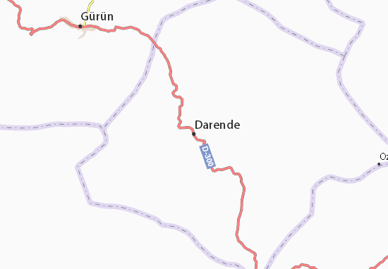 Darende Map