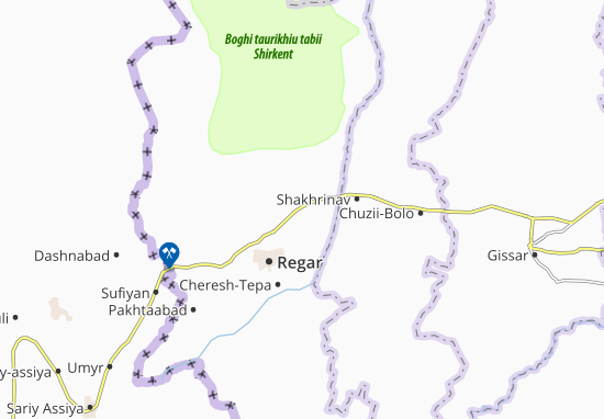 Karte Stadtplan Surkh