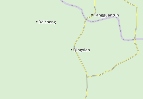 Karte Stadtplan Qingxian