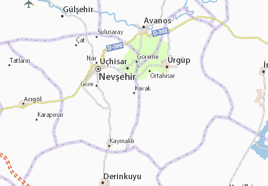 Karte Stadtplan Kavak