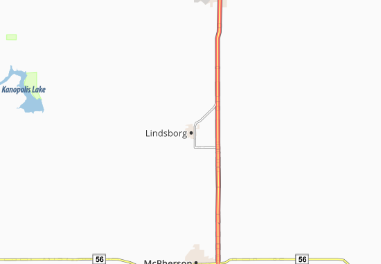 Lindsborg Map