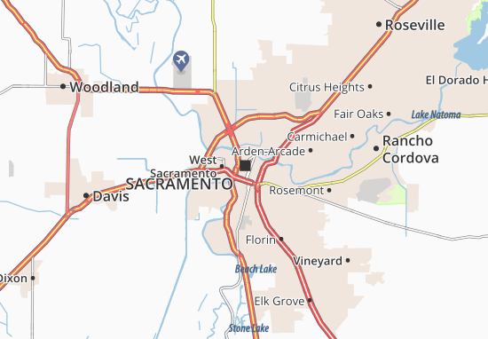 Mapas-Planos Sacramento