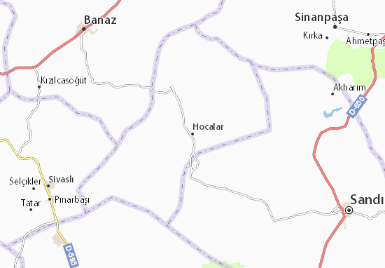 Karte Stadtplan Hocalar