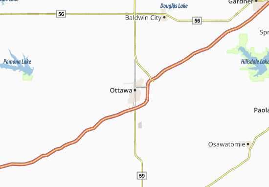 Kaart Plattegrond Ottawa