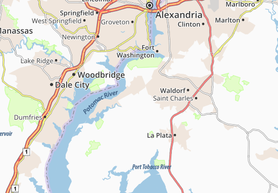 Karte Stadtplan Pomonkey