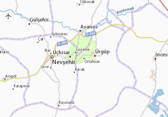Mapa Ortahisar
