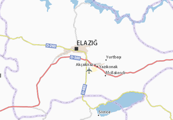 Elazığ Map