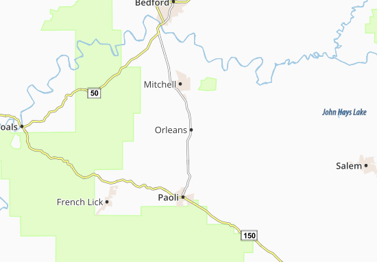 Mapa Orleans