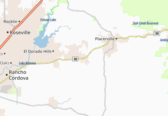 Kaart Plattegrond Shingle Springs