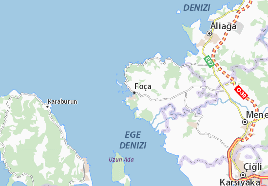 Foça Map