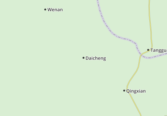 Karte Stadtplan Daicheng