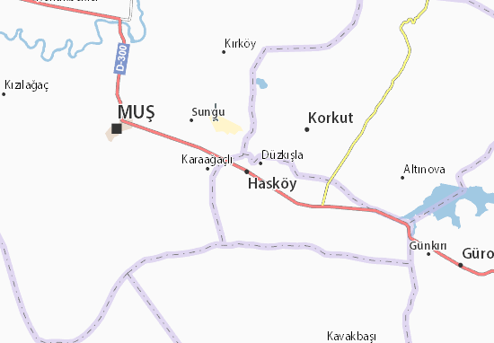 Kaart Plattegrond Hasköy