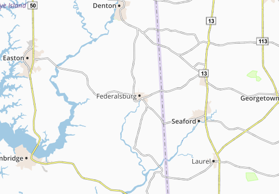 Federalsburg Map