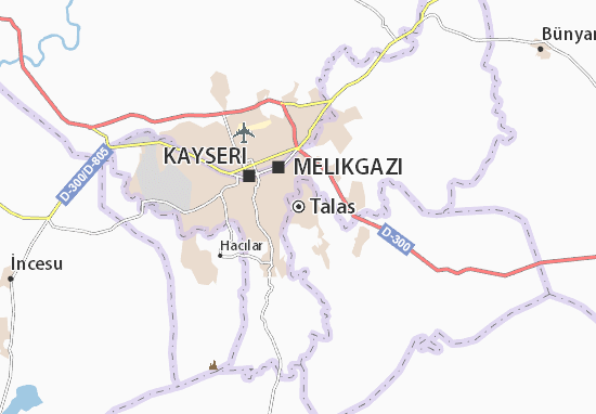 Karte Stadtplan Talas