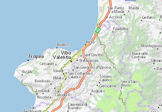 Karte Stadtplan Sant&#x27;Onofrio