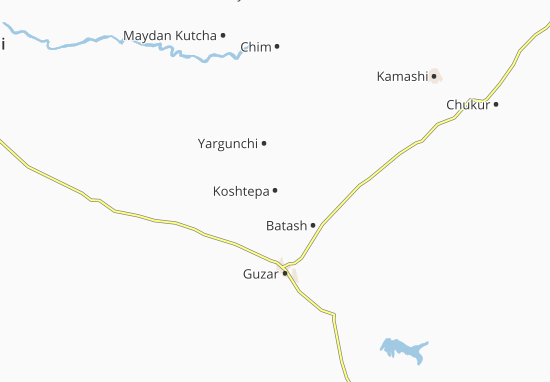 Karte Stadtplan Koshtepa