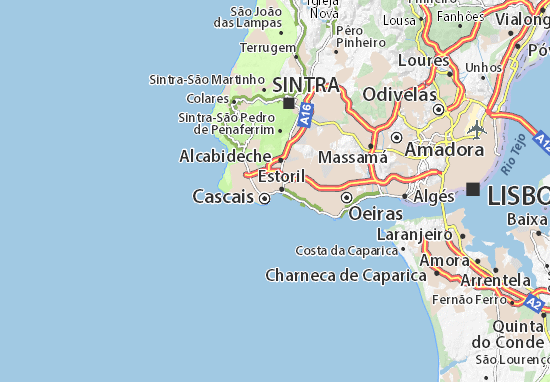 Mapa Plano Monte Estoril