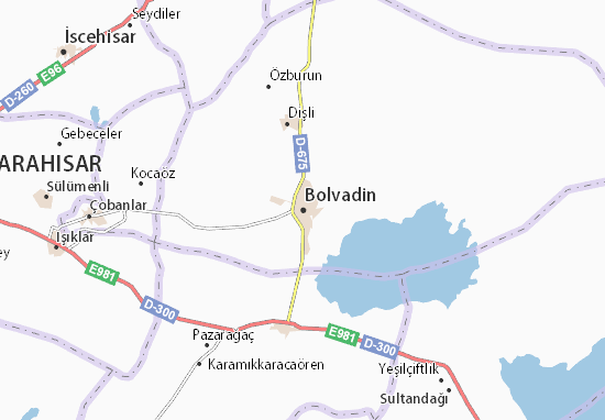 Karte Stadtplan Bolvadin