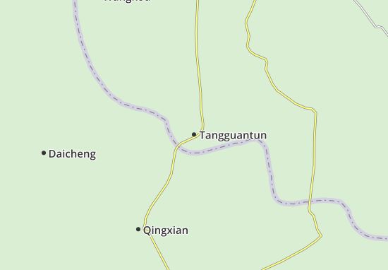 Karte Stadtplan Tangguantun