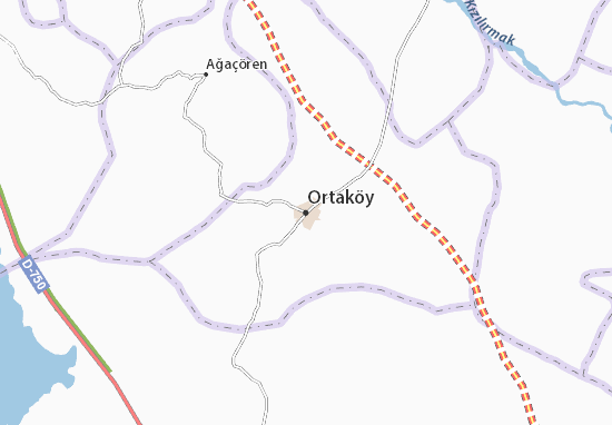 Kaart Plattegrond Ortaköy