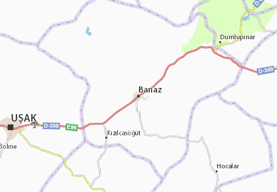 Banaz Map