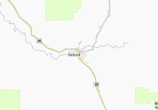 Karte Stadtplan Delta